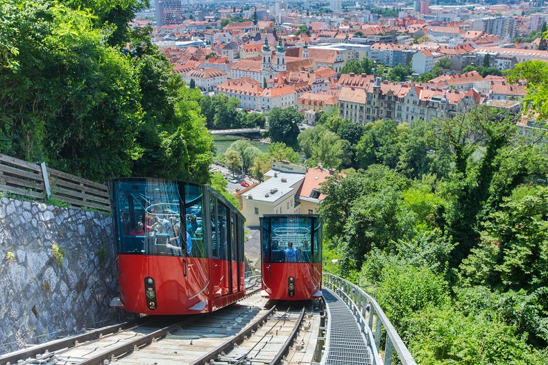 Schlossbergbahn © Graz Tourismus - Harry Schiffer